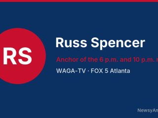 Russ Spencer, Anchor of the 6 p.m. and 10 p.m. news, WAGA-TV