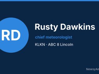 Rusty Dawkins, chief meteorologist, KLKN