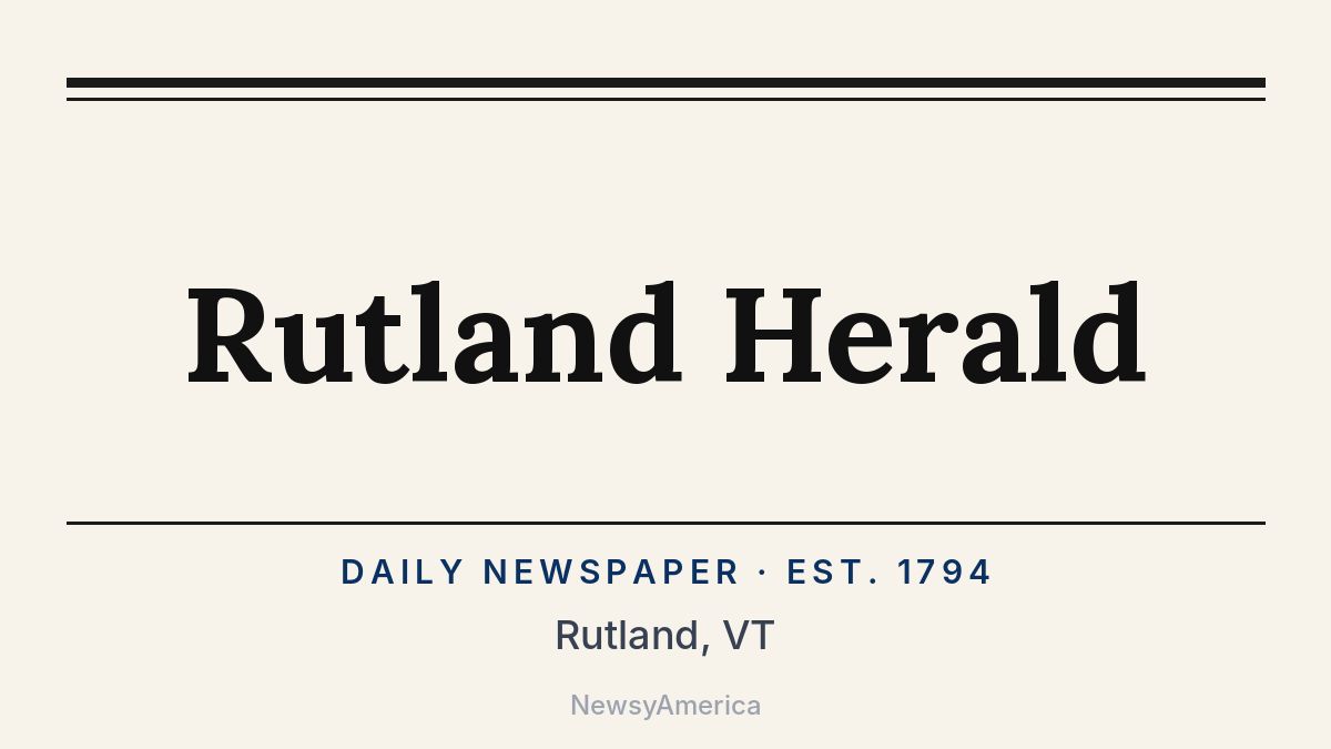Rutland Herald – Vermont