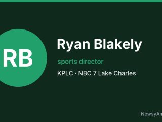Ryan Blakely, sports director, KPLC