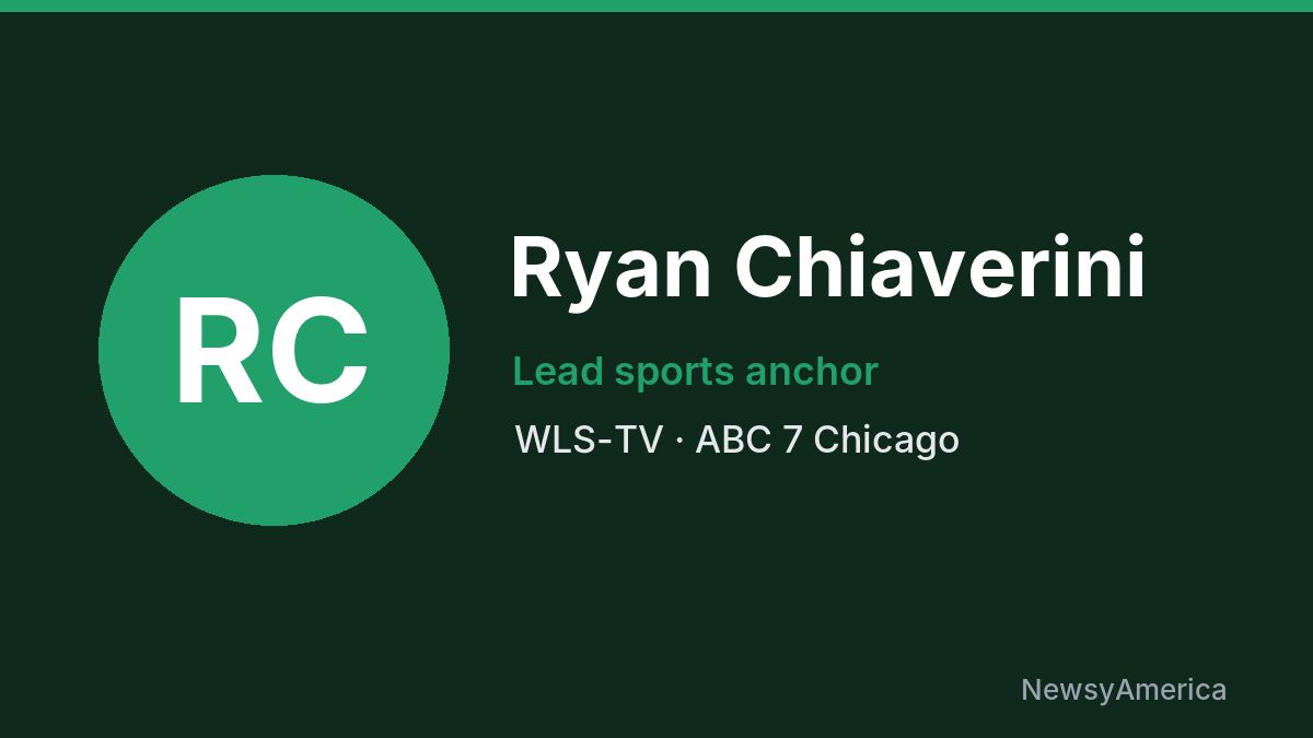 Ryan Chiaverini – WLS-TV, Chicago