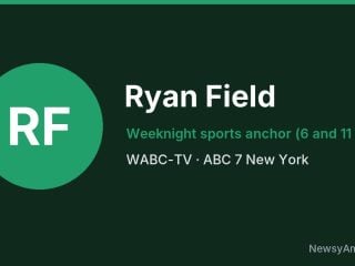 Ryan Field, Weeknight sports anchor (6 and 11 p.m.), WABC-TV