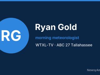 Ryan Gold, morning meteorologist, WTXL-TV