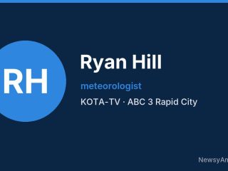Ryan Hill, meteorologist, KOTA-TV