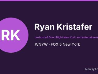 Ryan Kristafer, co-host of Good Night New York and entertainment reporter, WNYW