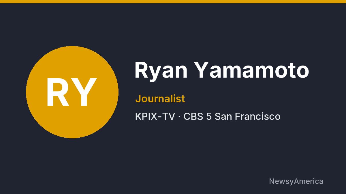 Ryan Yamamoto – KPIX-TV, San Francisco