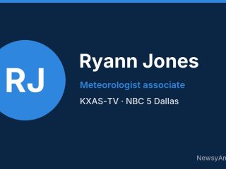 Ryann Jones, Meteorologist associate, KXAS-TV