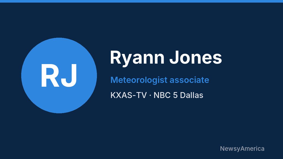 Ryann Jones – KXAS-TV, Dallas