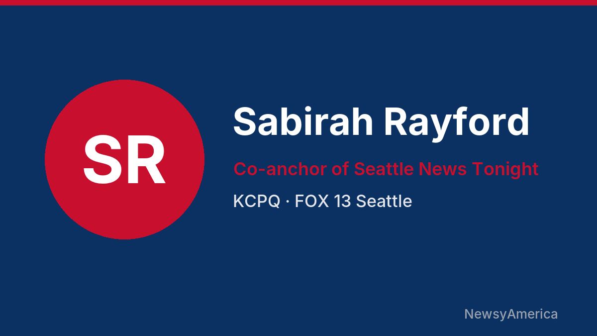 Sabirah Rayford – KCPQ, Seattle