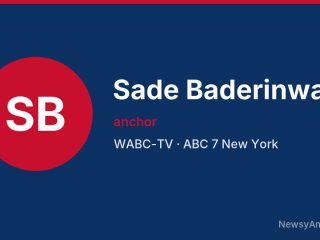 Sade Baderinwa, anchor, WABC-TV