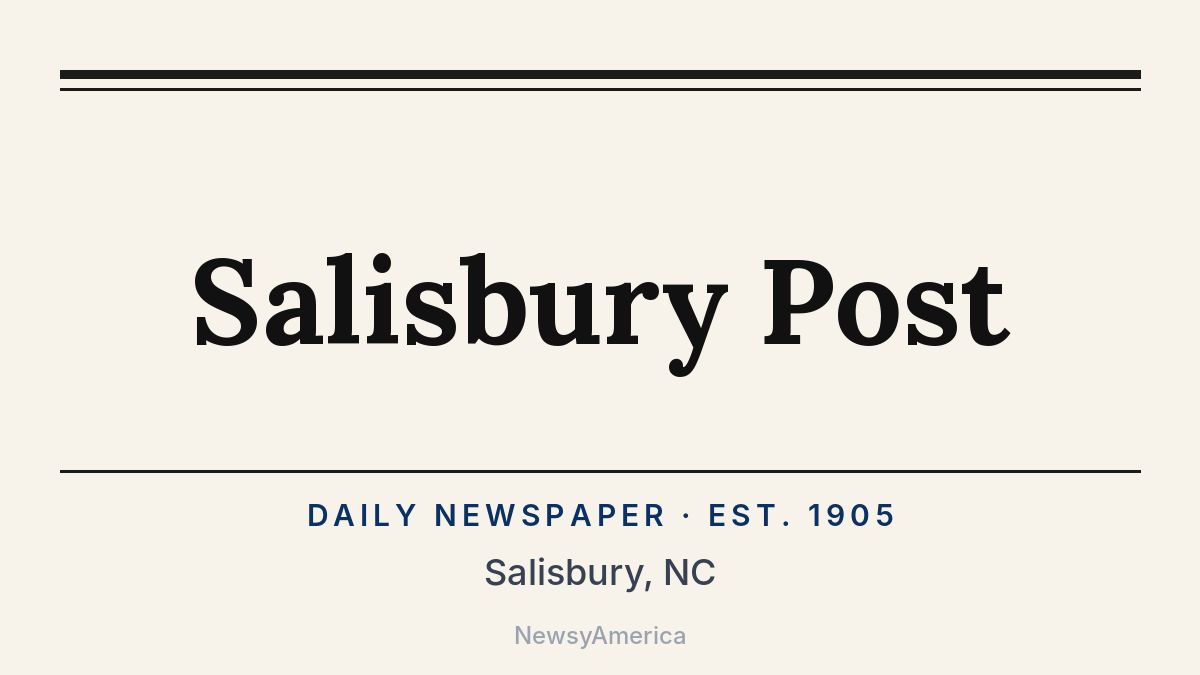 Salisbury Post – North Carolina