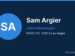 Sam Argier, chief meteorologist, KVVU-TV