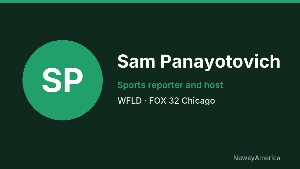 Sam Panayotovich – WFLD, Chicago