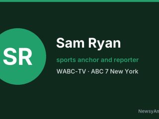 Sam Ryan, sports anchor and reporter, WABC-TV