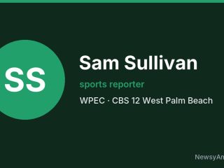 Sam Sullivan, sports reporter, WPEC