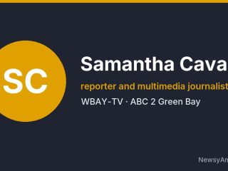 Samantha Cavalli, reporter and multimedia journalist, WBAY-TV