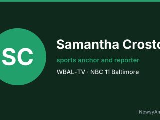 Samantha Croston, sports anchor and reporter, WBAL-TV