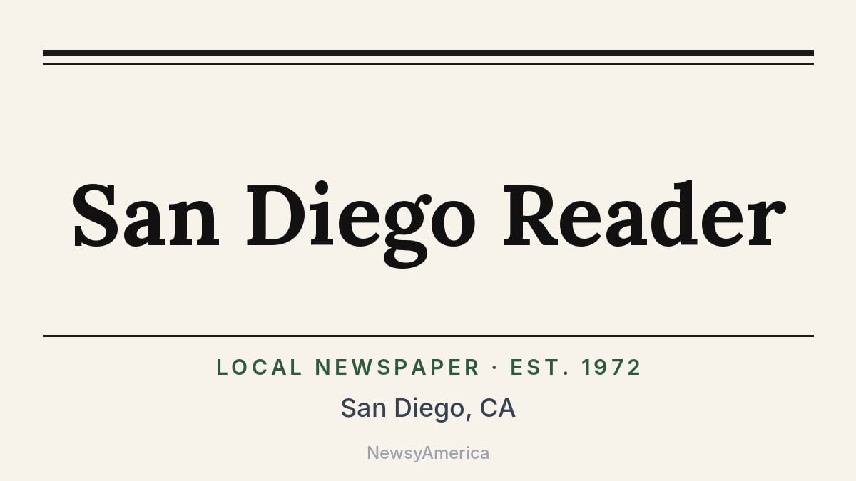 San Diego Reader – California