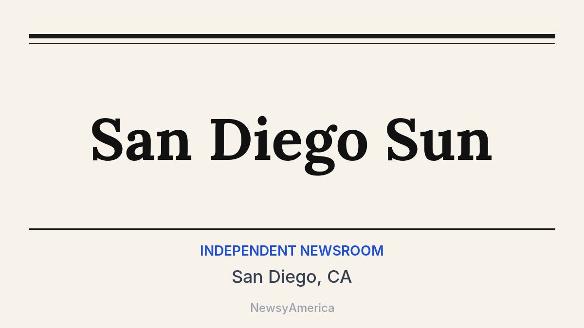 San Diego Sun – San Diego, CA