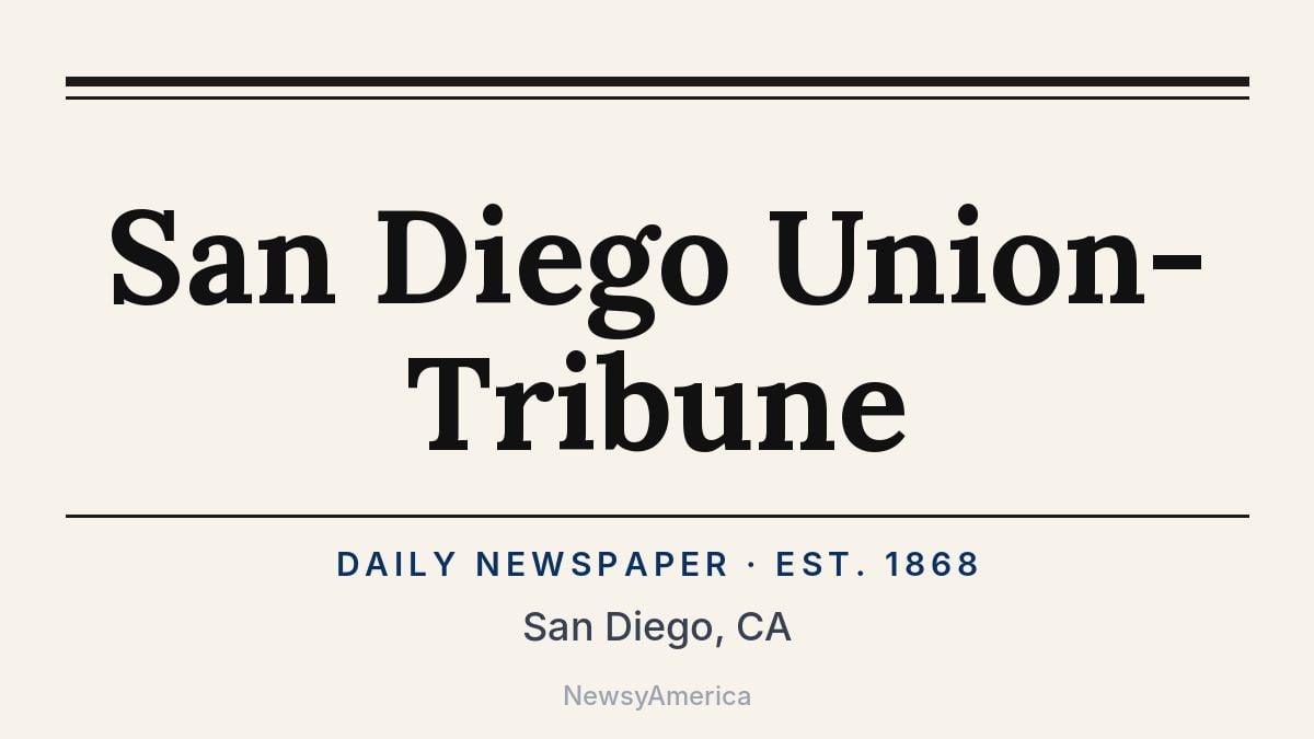 San Diego Union-Tribune – California