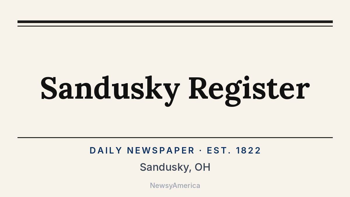 Sandusky Register – Ohio