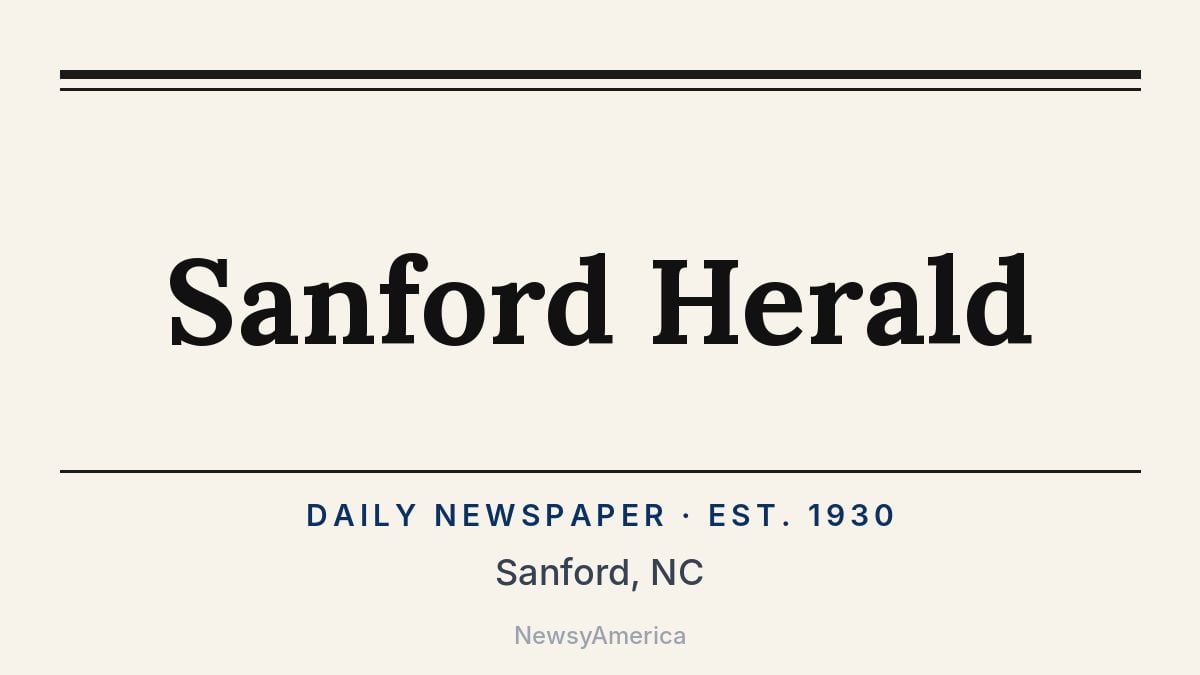 Sanford Herald – North Carolina