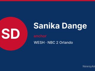 Sanika Dange, anchor, WESH
