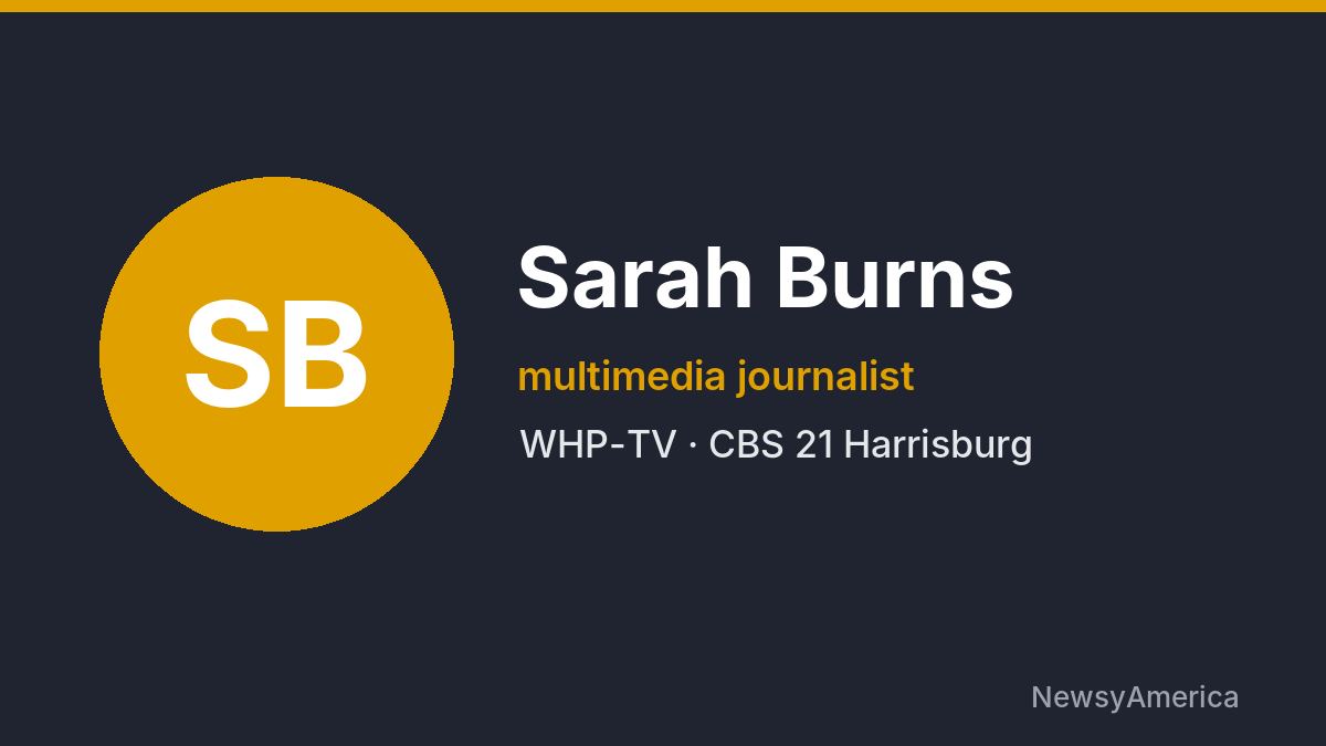 Sarah Burns – WHP-TV, Harrisburg
