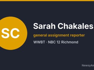 Sarah Chakales, general assignment reporter, WWBT