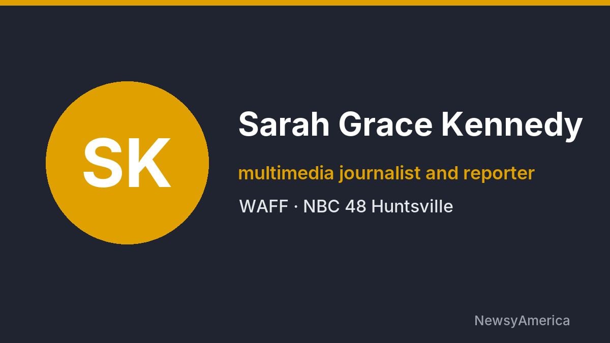 Sarah Grace Kennedy – WAFF, Huntsville