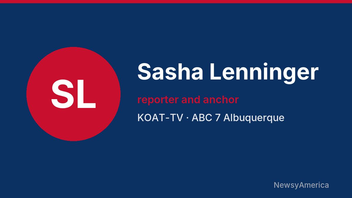 Sasha Lenninger – KOAT-TV, Albuquerque