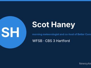 Scot Haney, morning meteorologist and co-host of Better Connecticut, WFSB