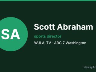 Scott Abraham, sports director, WJLA-TV