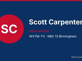 Scott Carpenter, news anchor, WVTM-TV