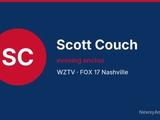 Scott Couch, evening anchor, WZTV