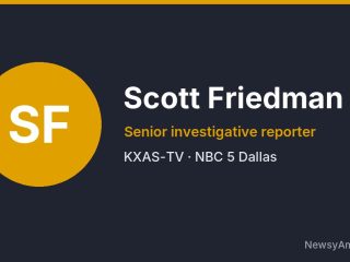 Scott Friedman, Senior investigative reporter, KXAS-TV