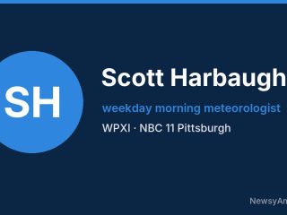 Scott Harbaugh, weekday morning meteorologist, WPXI