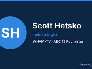 Scott Hetsko, meteorologist, WHAM-TV