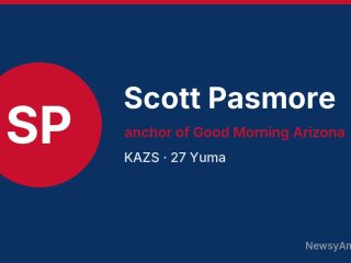 Scott Pasmore, anchor of Good Morning Arizona, KAZS