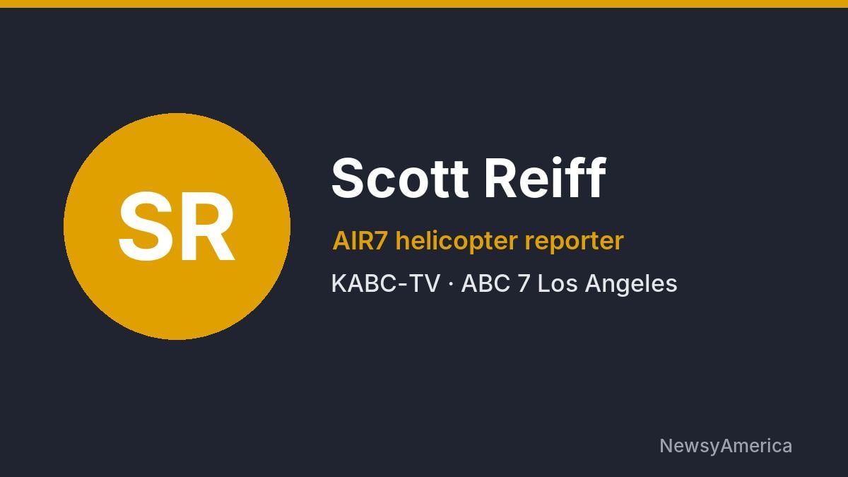 Scott Reiff – KABC-TV, Los Angeles