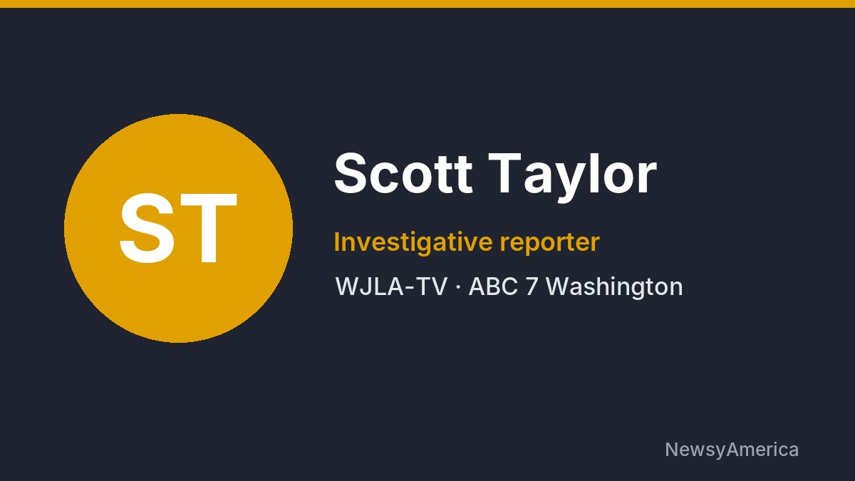 Scott Taylor – WJLA-TV, Washington