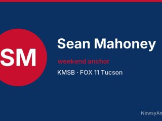 Sean Mahoney, weekend anchor, KMSB