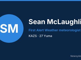 Sean McLaughlin, First Alert Weather meteorologist, KAZS