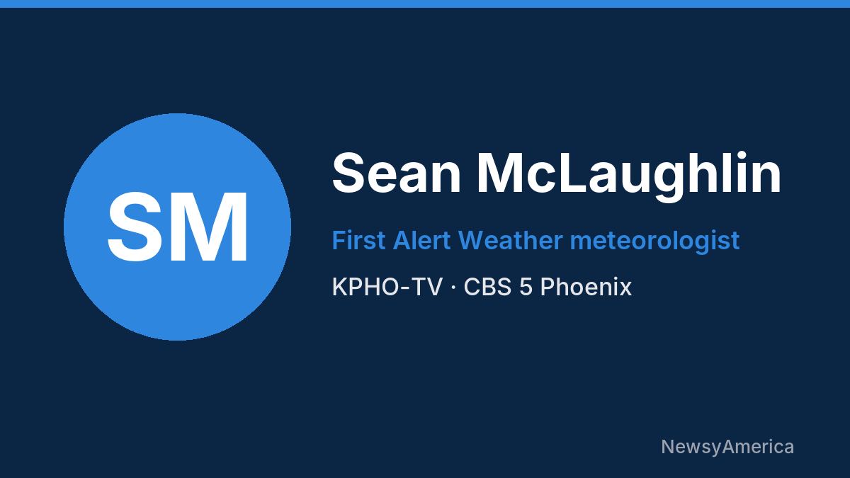 Sean McLaughlin – KPHO-TV, Phoenix
