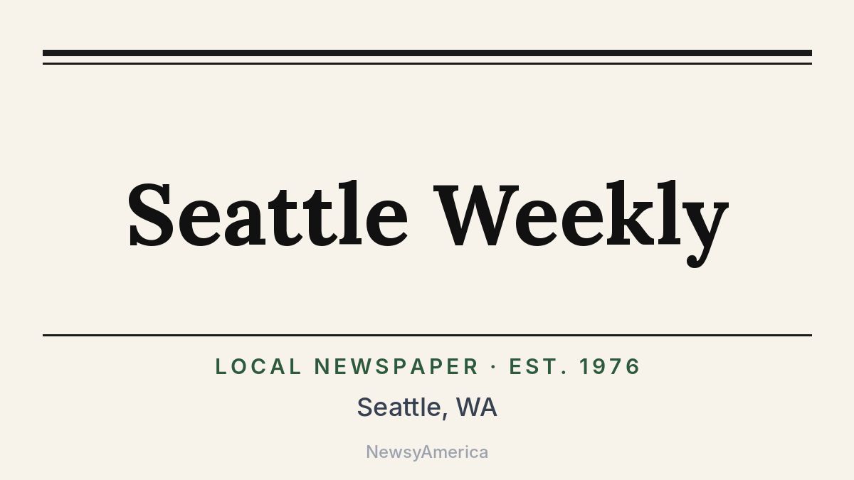 Seattle Weekly – Washington