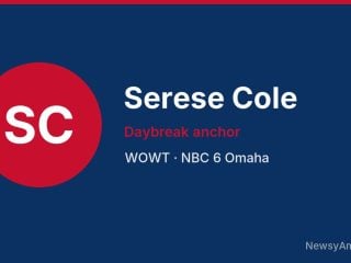 Serese Cole, Daybreak anchor, WOWT