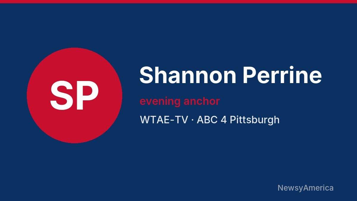 Shannon Perrine – WTAE-TV, Pittsburgh
