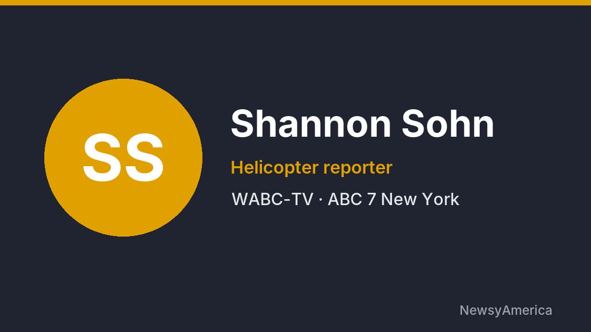 Shannon Sohn – WABC-TV, New York