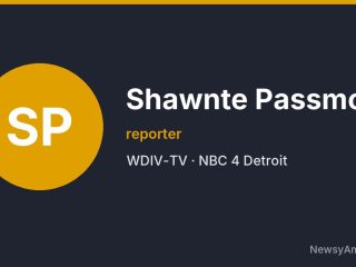 Shawnte Passmore, reporter, WDIV-TV