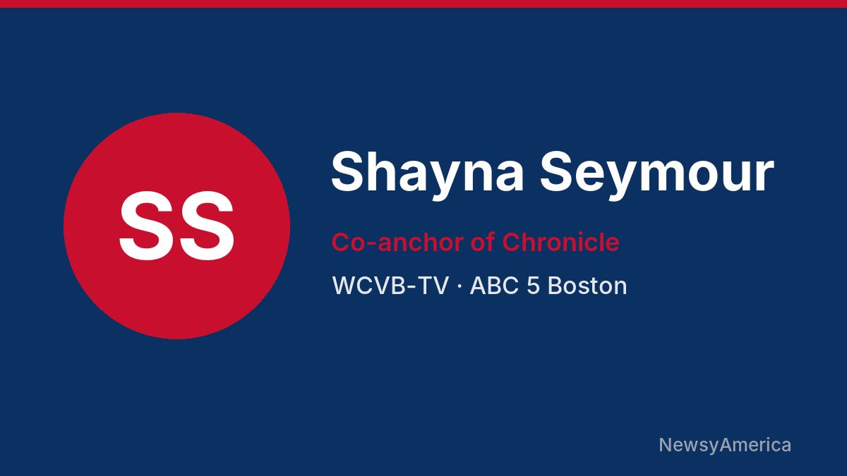 Shayna Seymour – WCVB-TV, Boston